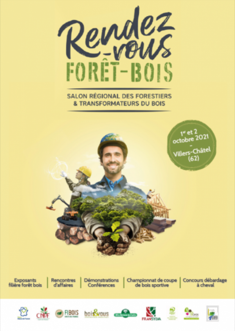 Affiche Rdv Forêt-Bois 2021