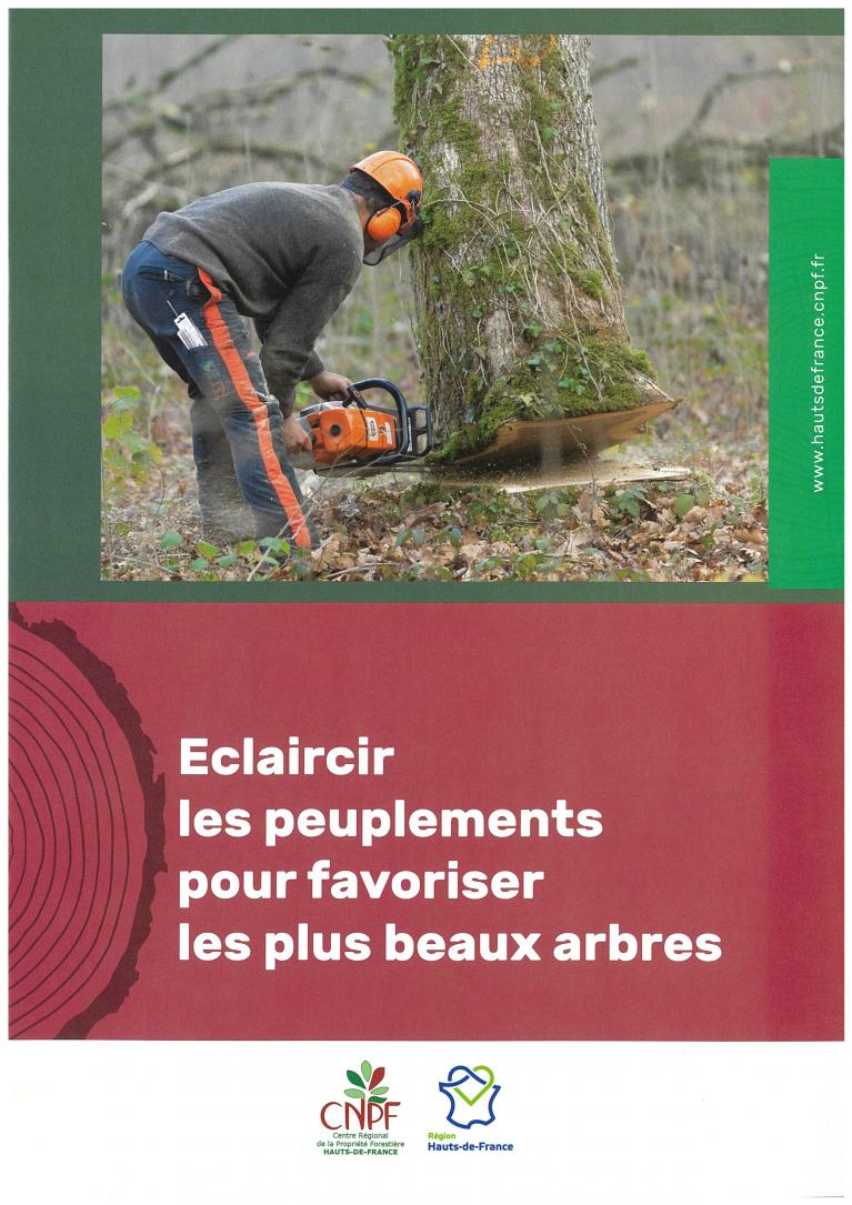 Couverture brochure éclaircir les peuplements