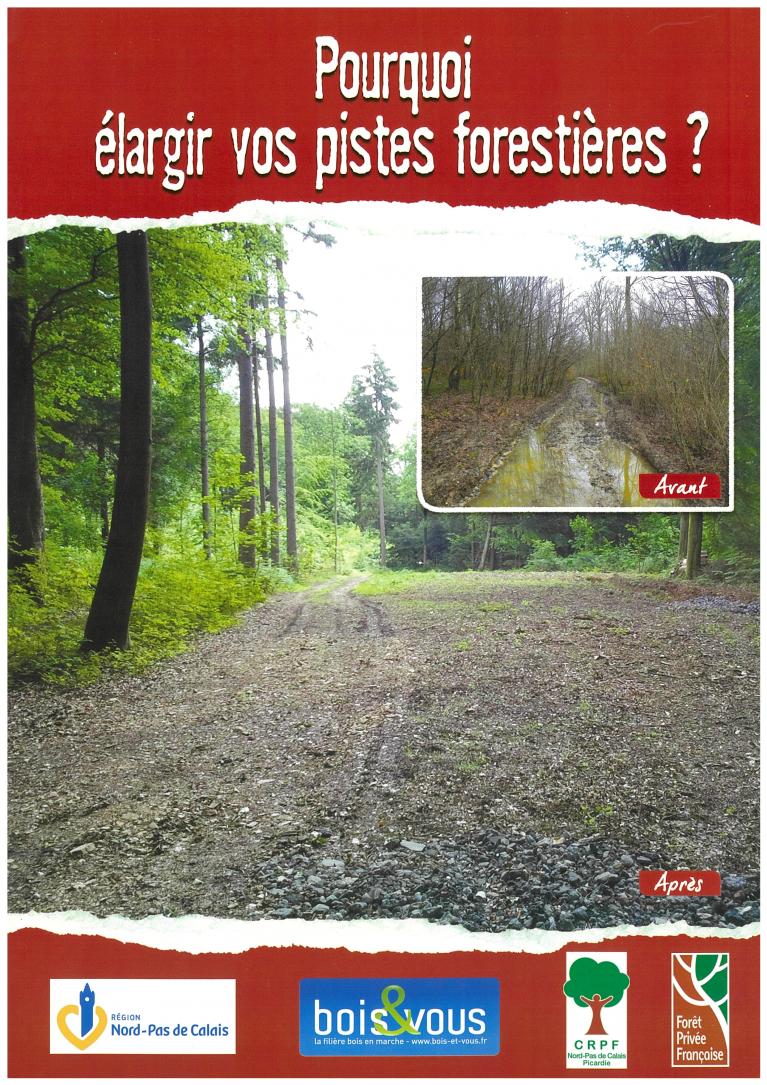 Couverture brochure pistes forestières