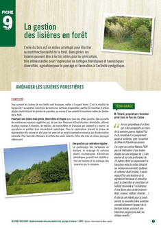 Couverture La gestion des lisières en forêt