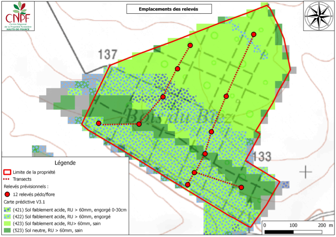 Pré-Cartographie des stations forestières